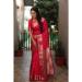 Picture of Fine Silk Dark Red Saree