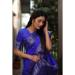 Picture of Elegant Silk Midnight Blue Saree