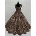 Picture of Beautiful Chiffon Black Lehenga Choli