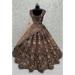 Picture of Beautiful Chiffon Black Lehenga Choli