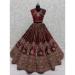 Picture of Marvelous Chiffon Maroon Lehenga Choli