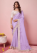 Picture of Delightful Organza Light Steel Blue Saree