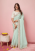 Picture of Superb Organza Grey Saree