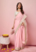 Picture of Classy Organza Pink Saree