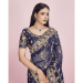 Picture of Beauteous Organza Navy Blue Saree