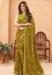 Picture of Graceful Georgette Dark Olive Green Saree