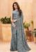 Picture of Sightly Georgette Light Slate Grey Saree