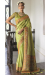 Picture of Good Looking Silk Dark Khaki Saree