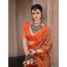 Picture of Fascinating Silk Tomato Saree