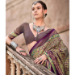 Picture of Beautiful Silk Rosy Brown Saree