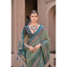 Picture of Stunning Silk Dark Sea Green Saree