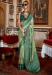 Picture of Enticing Silk Dark Sea Green Saree