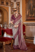 Picture of Lovely Silk Dark Grey Saree