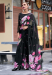 Picture of Sightly Georgette Black Saree