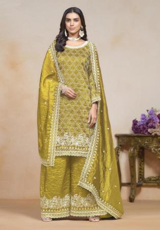 Picture of Bewitching Chiffon Sienna Straight Cut Salwar Kameez