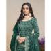 Picture of Exquisite Chiffon Sea Green Straight Cut Salwar Kameez