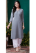 Picture of Exquisite Cotton Light Slate Grey Kurtis & Tunic