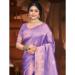 Picture of Exquisite Silk Plum Saree