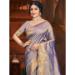 Picture of Superb Silk Dark Grey Saree