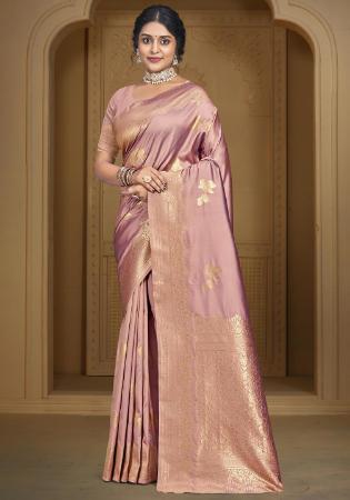 Picture of Well Formed Silk Tan Saree