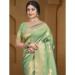 Picture of Exquisite Silk Dark Sea Green Saree