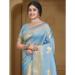 Picture of Splendid Silk Light Steel Blue Saree