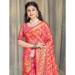 Picture of Delightful Silk Light Salmon Saree