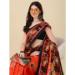 Picture of Stunning Silk Dark Red Saree