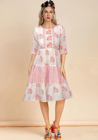 Picture of Classy Chiffon Thistle Kurtis & Tunic