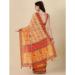 Picture of Marvelous Linen Golden Rod Saree