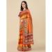 Picture of Elegant Linen Tomato Saree