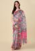 Picture of Statuesque Linen Hot Pink Saree