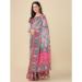 Picture of Statuesque Linen Hot Pink Saree