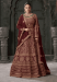 Picture of Wonderful Georgette Maroon Lehenga Choli