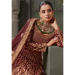 Picture of Wonderful Georgette Maroon Lehenga Choli