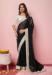 Picture of Resplendent Organza Black Saree