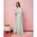 Picture of Shapely Organza Dark Sea Green Saree