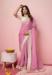 Picture of Beauteous Organza Pale Violet Red Saree