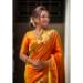 Picture of Lovely Silk Chocolate Saree