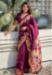 Picture of Ravishing Silk Brown Saree