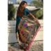 Picture of Statuesque Silk Steel Blue Saree