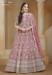 Picture of Taking Net Rosy Brown Anarkali Salwar Kameez