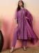 Picture of Marvelous Silk Purple Readymade Salwar Kameez