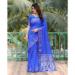 Picture of Grand Silk Midnight Blue Saree