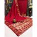 Picture of Delightful Silk Maroon Saree