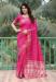 Picture of Excellent Silk Medium Violet Red Saree