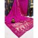 Picture of Excellent Silk Medium Violet Red Saree