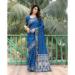 Picture of Splendid Silk Navy Blue Saree