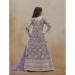 Picture of Sightly Net Plum Anarkali Salwar Kameez