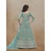 Picture of Enticing Net Cadet Blue Anarkali Salwar Kameez